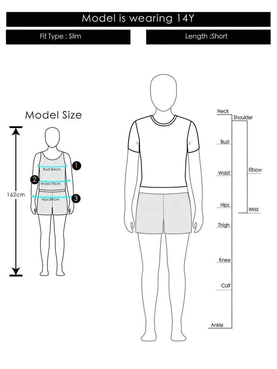 Teen Girls' White Square Neck Textured T-Shirt – Elegant Cap Sleeve Summer Vacation Top